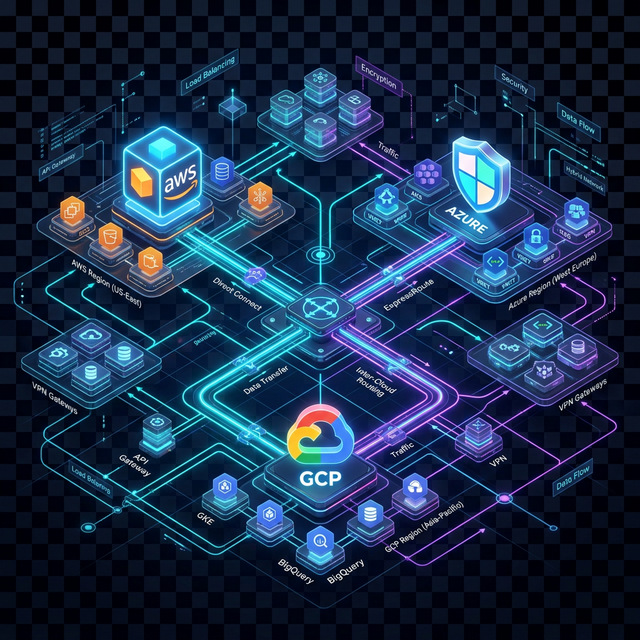 Diagrama de Arquitetura Multi-Cloud Qube Tecnologia