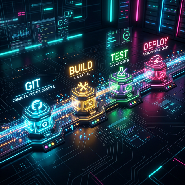 Visualização de Pipeline DevOps Qube Tecnologia